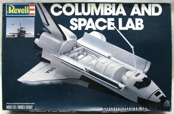 Revell 1/144 Space Shuttle Columbia and Space Lab, 4717 plastic model kit